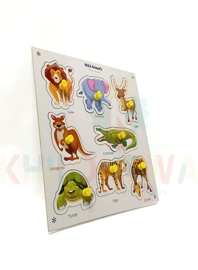 Khilonewale Domestic Animals, Wild Animals, Aquatic Animals, Birds, Insects, Flower - Learning Activities Puzzle for Kids - Image 5